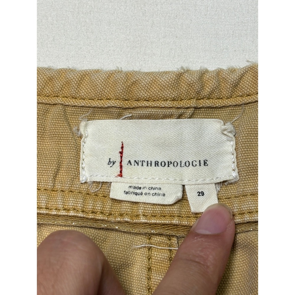 Anthropologie The Wanderer Tan Khaki Cargo Pants Articulated Knee Womens 29X27 - Picture 4 of 14